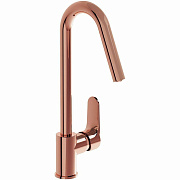 Смеситель для кухни VITRA Root Round A4274226EXP поворотный излив медь