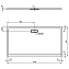 Душевой поддон IDEAL STANDARD ULTRAFLAT NEW T4486V1 90х170см