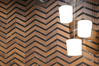 Керамическая мозаика Atlas Concord Италия Heartwood AO3L Brandy Marble Chevron 29,4х28,7см 0,506кв.м.