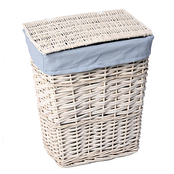 Корзина для белья WASSERKRAFT Lippe WB-450-S белый 34,6л