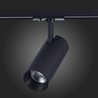 Трековый светильник ST Luce MONO ST350.446.20.36 20Вт LED матовый чёрный для однофазного трека
