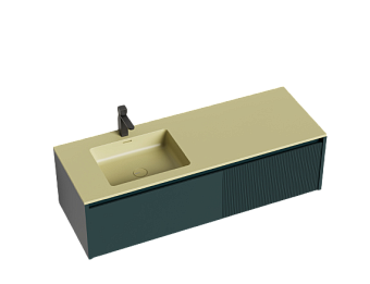 Тумба под раковину подвесная SALINI DOMINO 27D114ON 140х50х40см