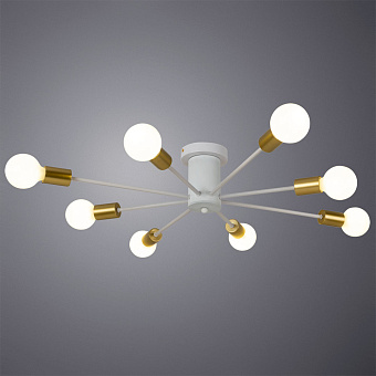 Люстра потолочная Arte Lamp ALASTOR A6702PL-8WH 40Вт 8 лампочек E27