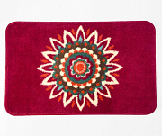 Коврик для ванной WASSERKRAFT Isen BM-4002 80х50см красный