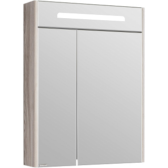 Шкаф зеркальный Акватон Сильва 1A216202SIW60 14х60х78см с подсветкой