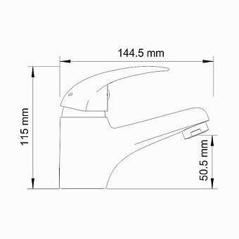 Смеситель для раковины WASSERKRAFT Isen 2603 хром