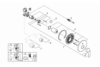 Смеситель для ванны GROHE Eurosmart New 33305002 хром