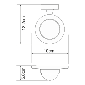 Мыльница WASSERKRAFT Isen K-4000 K-4029 хром