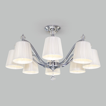 Люстра потолочная Eurosvet Diva 60122/8 хром 40Вт 8 лампочек E14