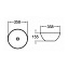 Раковина накладная Comforty 107 36х36см