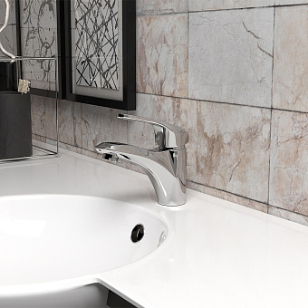 Смеситель для раковины Paini Trento TRCR205LMKM хром