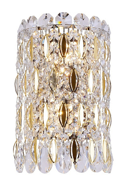 Бра CRYSTAL LUX LIRICA LIRICA AP2 CHROME/GOLD-TRANSPARENT 120Вт E14