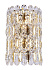 Бра CRYSTAL LUX LIRICA LIRICA AP2 CHROME/GOLD-TRANSPARENT 120Вт E14