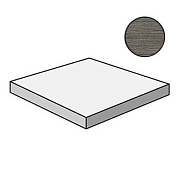 Плитка для ступеней Atlas Concord Италия Axi ANL4 Grey Timber Scalino Angolare SX 22,5х22,5см 0,051кв.м. неполированная