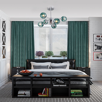 Люстра потолочная Eurosvet Ascot 30166/6 хром 60Вт 6 лампочек E27