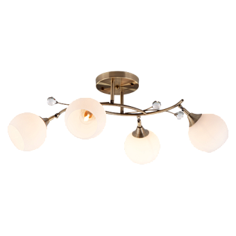 Люстра потолочная Eurosvet Sharon 9604/4 античная бронза 40Вт 4 лампочек E27