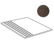 Плитка для ступеней Atlas Concord Италия MEK AMP0 Bronze Gradino 60х30см 1,08кв.м. матовая