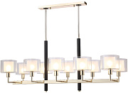 Люстра подвесная CRYSTAL LUX MAESTRO MAESTRO SP-PL10 L1100 GOLD 600Вт 10 лампочек E14