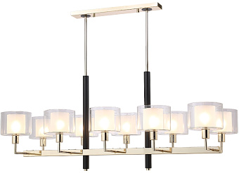 Люстра подвесная CRYSTAL LUX MAESTRO MAESTRO SP-PL10 L1100 GOLD 600Вт 10 лампочек E14