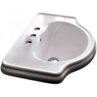 Раковина встраиваемая сверху Kerasan Retro 103001*3 62х45,5см
