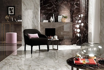 Лаппатированный керамогранит Atlas Concord Италия Marvel Dream AL2E Brazil Green Lappato 75х150см 1,125кв.м.