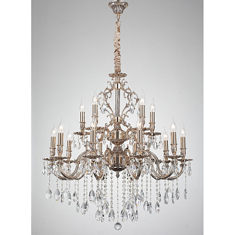 Люстра подвесная Lucia Tucci BARLETTA 1730.15 coffe gold 900Вт 15 лампочек E14