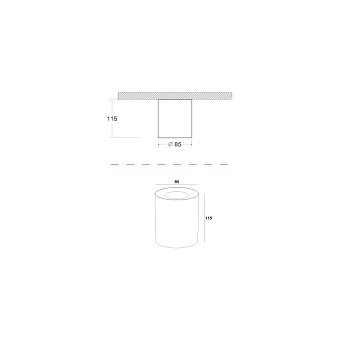 Светильник потолочный Maytoni Slim C012CL-01B 50Вт GU10