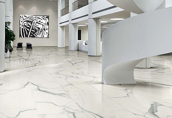 Матовый керамогранит REX I Classici Di Rex 746587 Statuario Soft Ret 80х80см 1,28кв.м.