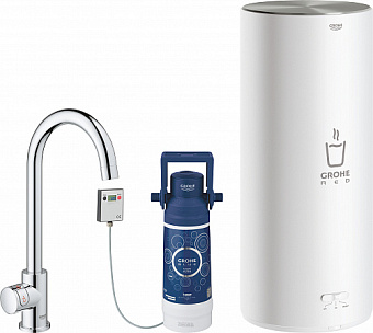 Смеситель для кухни GROHE Red II Mono 30080001 высокий излив хром