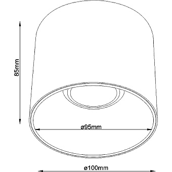 Светильник потолочный Maytoni Alfa LED C064CL-01-15W3K-D-RD-B 15Вт LED