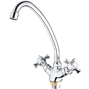 Смеситель для кухни Maxonor MN4924 поворотный излив хром