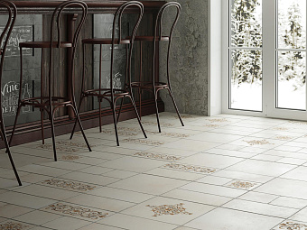 Матовый керамогранит KERAMA MARAZZI Каменный остров SG926200N светлый декорированный 30х30см 1,44кв.м.