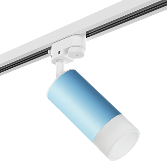 Трековый светильник Lightstar Rullo R1T43531 50Вт GU10 голубой для однофазного трека