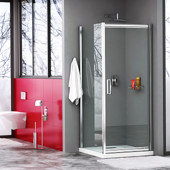 Угловое ограждение WASSERKRAFT Salm 27I17 200х100см стекло прозрачное