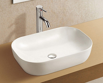 Раковина накладная Azario Letop AZ-2143P 61х40см