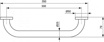 Поручень для ванной IDEAL STANDARD IOM A9126AA 5см хром