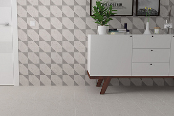 Матовый керамогранит WOW Drops 108802 Natural Bit Decor Grey 18,5х18,5см 0,413кв.м.