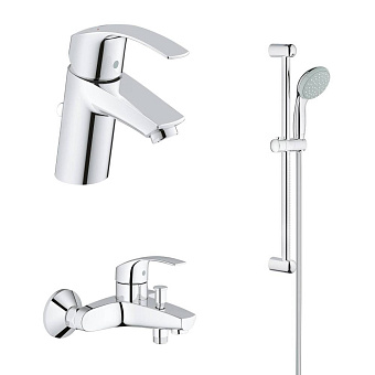 Набор смесителей GROHE Eurosmart 124446 хром