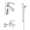Набор смесителей GROHE Eurosmart 124446 хром