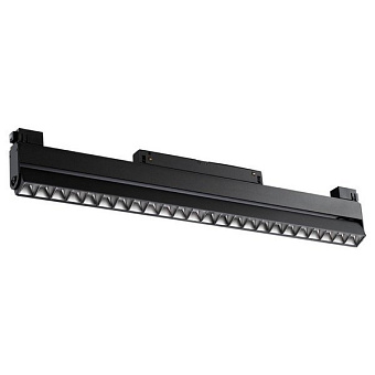 Трековый светильник Novotech SHINO 358545 24Вт LED чёрный для однофазного трека