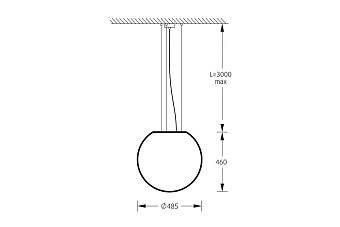 Светильник подвесной M3Light SPHERE_P 10122010 10Вт E27