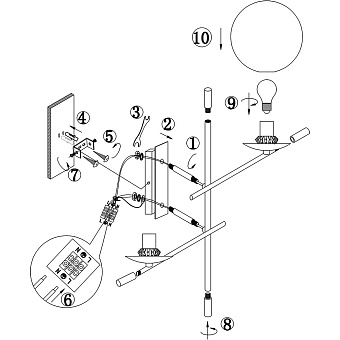 Бра Maytoni Nostalgia MOD050WL-02G 80Вт E14