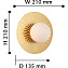 Светильник настенный Favourite Sonnenblume 2356-1W 25Вт G9