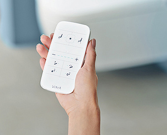 Унитаз подвесной VITRA V-Care 5674B003-6193 безободковый с микролифтом