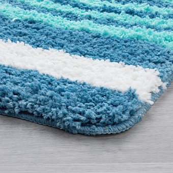 Коврик для ванной IDDIS Blue horizon 301M690i12 60х90см бирюзовый