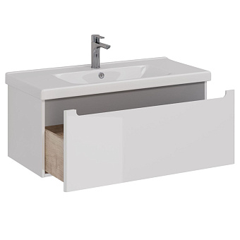 Тумба под раковину подвесная LEMARK Buno mini LM05BM100T 45х95,8х39,2см