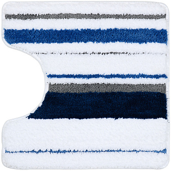 Коврик для ванной FIXSEN Dony FX-5011U 45х45см белый/синий