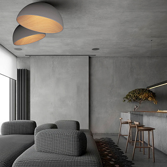 Светильник потолочный Loft It Egg 10197/350 Grey 24Вт LED
