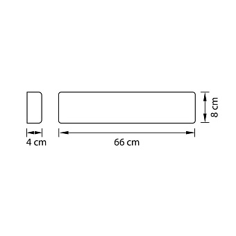 Светильник настенный Lightstar Fiume 810527 20Вт LED