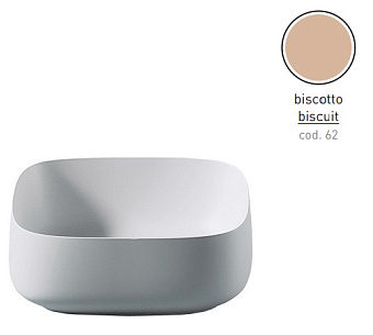 Раковина накладная ArtCeram Cognac COL007 62 00 46х41см